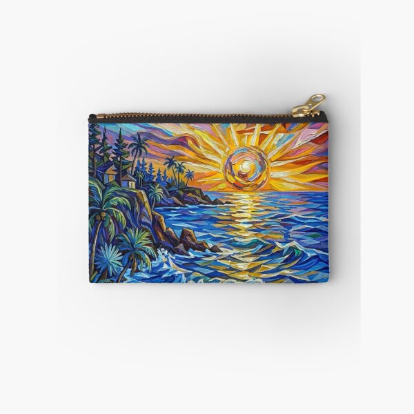 Item preview, Surreal Beach Sunset Painting  designed and sold by shantilovesart.
