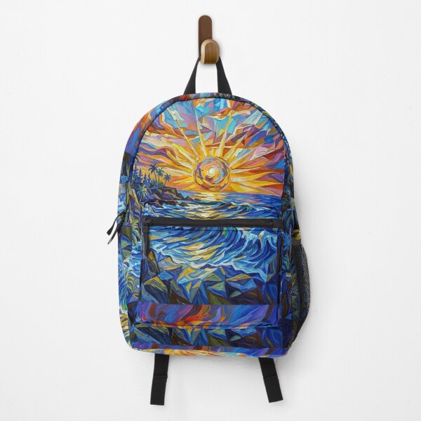 Item preview, Surreal Beach Sunset Painting designed and sold by shantilovesart.