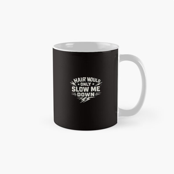 Item preview, Hair Would Only Slow Me Down – Vintage Speed Typography designed and sold by CarolineCanessa.