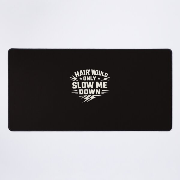 Item preview, Hair Would Only Slow Me Down – Vintage Speed Typography designed and sold by CarolineCanessa.