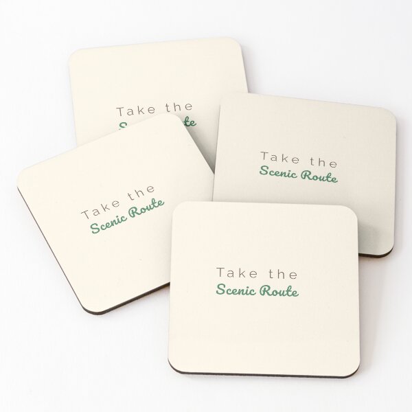 Item preview, Take the Scenic Route – Minimal Outdoor Typography designed and sold by J-Nature-Vibes.