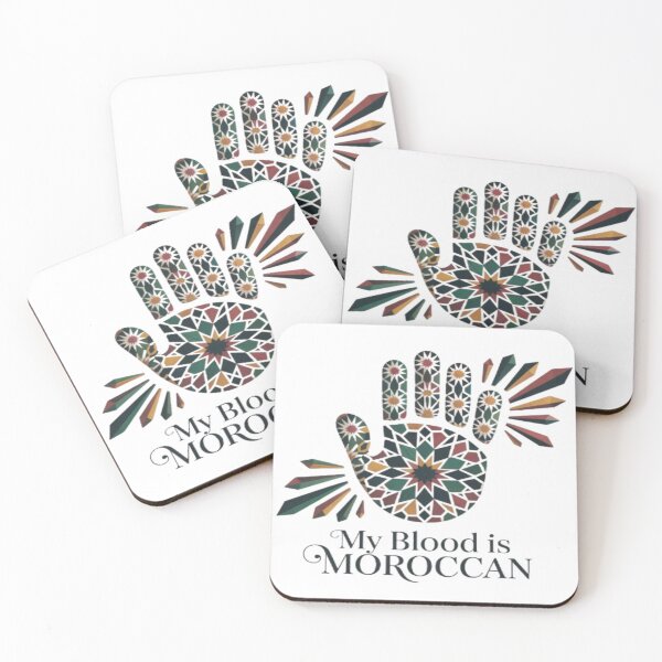 Item preview, Moroccan Zellige Mosaic Handprint Pride Art designed and sold by DailySparks.