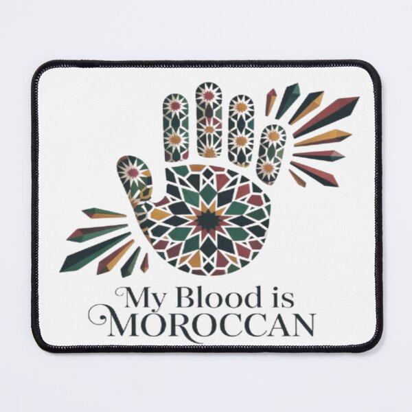 Item preview, Moroccan Zellige Mosaic Handprint Pride Art designed and sold by DailySparks.