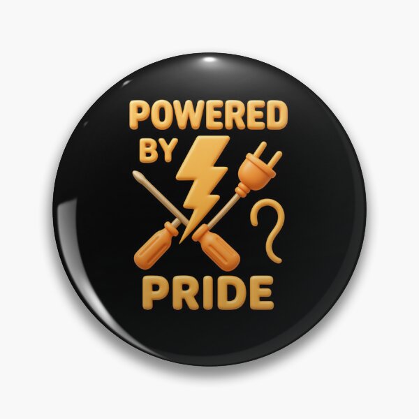 Item preview, Powered By Pride  | Electrician Shirt Gift designed and sold by LabCore.