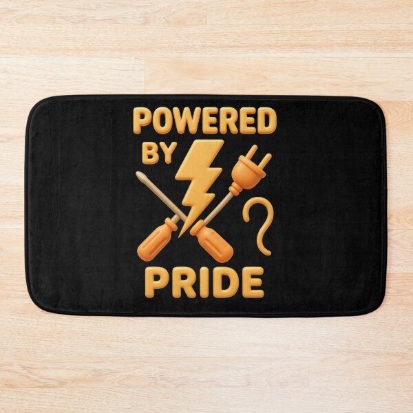 Item preview, Powered By Pride  | Electrician Shirt Gift designed and sold by LabCore.