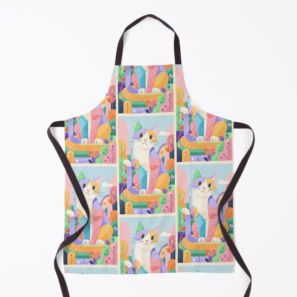 Item preview, Geometric Calico Cat Modern Art Style designed and sold by Idealforme.