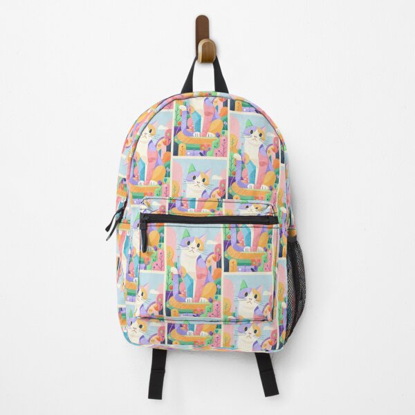 Item preview, Geometric Calico Cat Modern Art Style designed and sold by Idealforme.