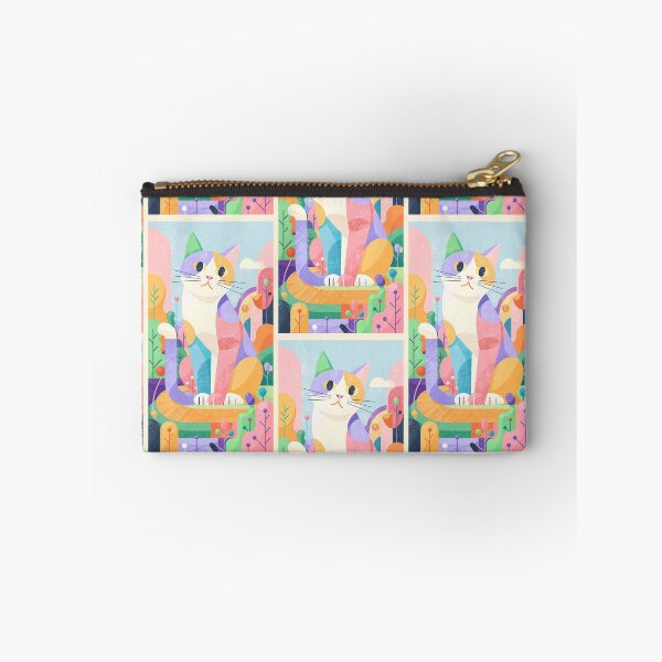 Item preview, Geometric Calico Cat Modern Art Style  designed and sold by Idealforme.