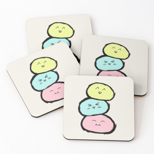 Item preview, Sweet Pastel Mochi Cute Japanese Dessert Doodle designed and sold by Naruciaczke.