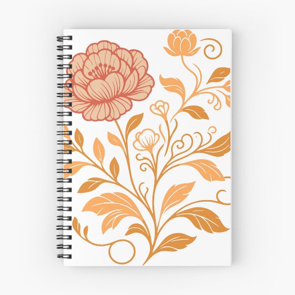 Item preview, ​Elegant Vintage Floral Block Print Art designed and sold by asadabbasshah.
