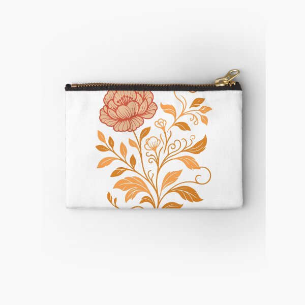 Item preview, ​Elegant Vintage Floral Block Print Art designed and sold by asadabbasshah.