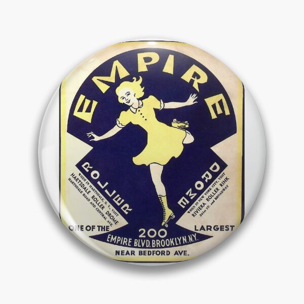Artikelvorschau, Empire Roller Drome Brooklyn New York Rollschuhbahn Aufkleber Etikett entworfen und verkauft von tislord.