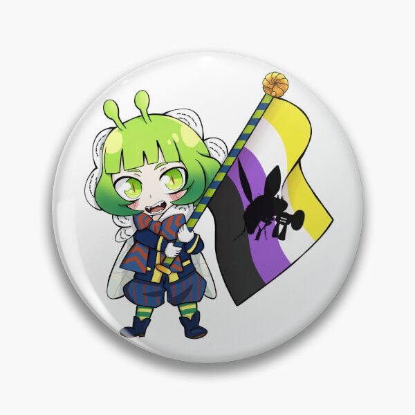 Item preview, Enby Pride Beelzebub designed and sold by 1Chaos-Shop.