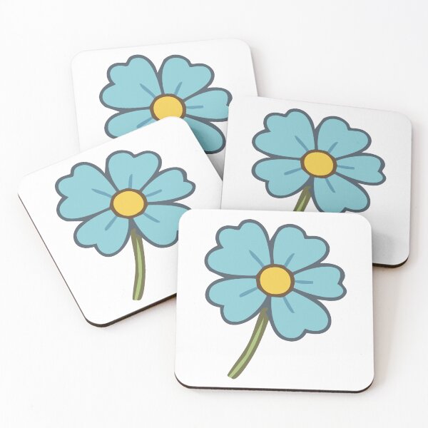Item preview, Cute Light Blue Daisy Flower  designed and sold by BetweenForms.