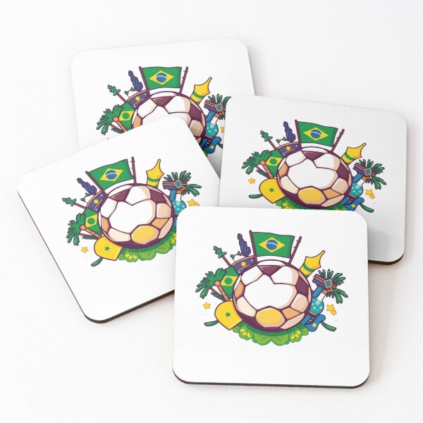 Item preview, Keep Calm and Cheer Brazil | Funny Brazil Football Sticker designed and sold by HC-Boutique.