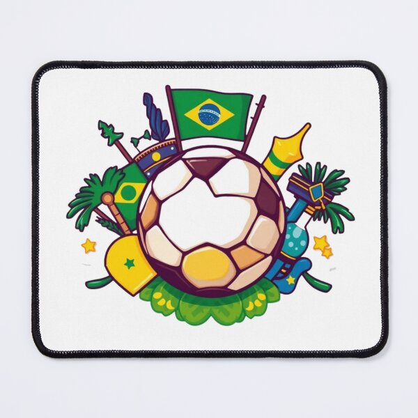 Item preview, Keep Calm and Cheer Brazil | Funny Brazil Football Sticker designed and sold by HC-Boutique.