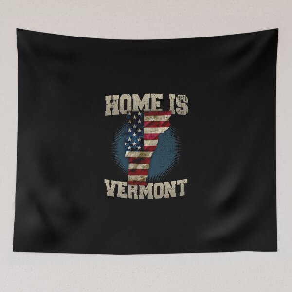 Item preview, Home is Vermont USA US map gift unique fans Proud Strong Support designed and sold by djpraxis.