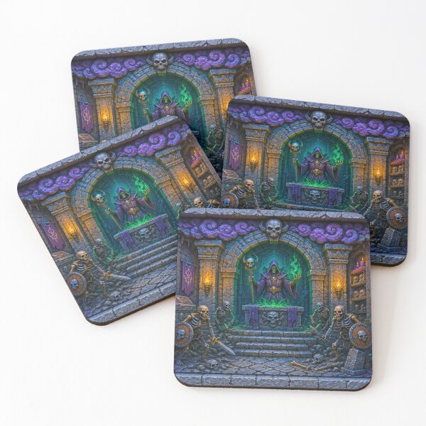 Item preview, Crypt of the Necromancer | Dark Fantasy Dungeon Art designed and sold by IGLCreative.