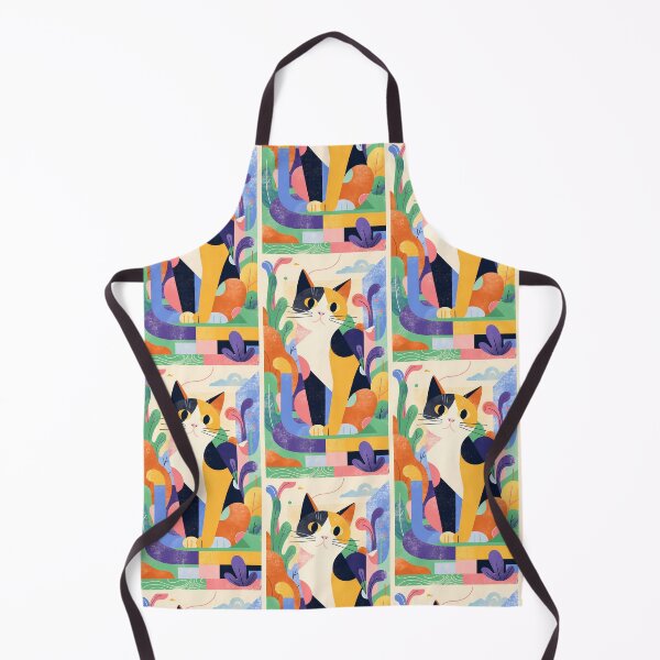 Item preview, Magic Cat in Pastel Geometric Forest designed and sold by Idealforme.