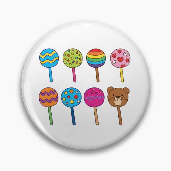 Item preview, Cute Cartoon Lollipop Assortment – Sweet Treats Graphic designed and sold by Inka Moon Design.