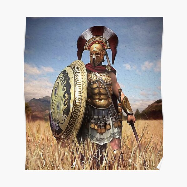 Spartan Warrior Posters Redbubble