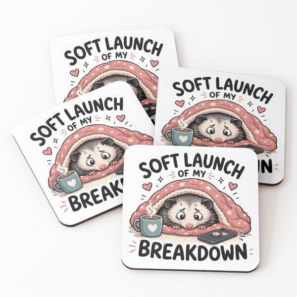 Item preview, Opossum Breakdown Humor Sticker designed and sold by SRY SHOP.