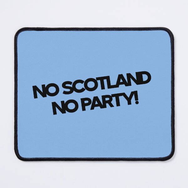 Item preview, No Scotland No Party | World Cup Fan Scotland 2026 | Tartan Army Football Supporters Graphic designed and sold by Two Otters Co.