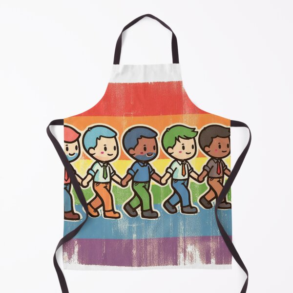 Item preview, Retro LGBTQ+ Unity Design | Cute Rainbow Friends Pride Art | Inclusive Diversity Sticker, Shirt & Poster designed and sold by DiamondSkyShirt.