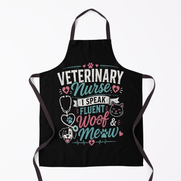 Item preview, Veterinary Nurse I Speak Fluent Woof & Meow designed and sold by SavvyKloset.