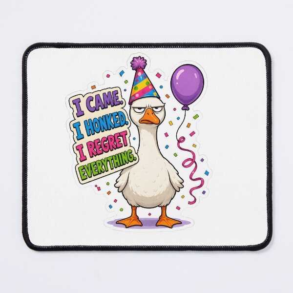 Item preview, Goose Party Regret Sticker designed and sold by SRY SHOP.