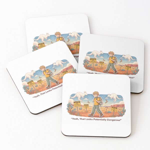 Item preview, Yeah, That Looks Potentially Dangerous | Australia Adventure Anime Aesthetic designed and sold by MoodDelay.