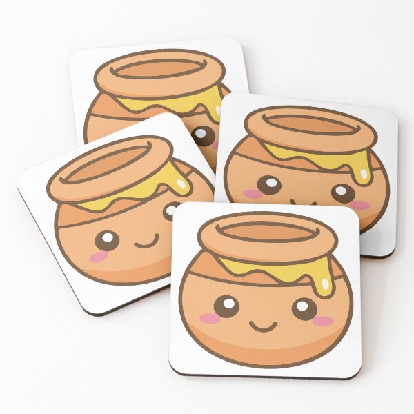 Artikelvorschau, Kawaii Honigtopf Sommer entworfen und verkauft von BetweenForms.