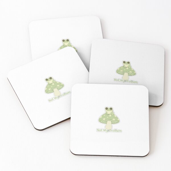 Item preview, Not My Problem Funny Frog Sunglasses Sticker designed and sold by Noor’s Shop.