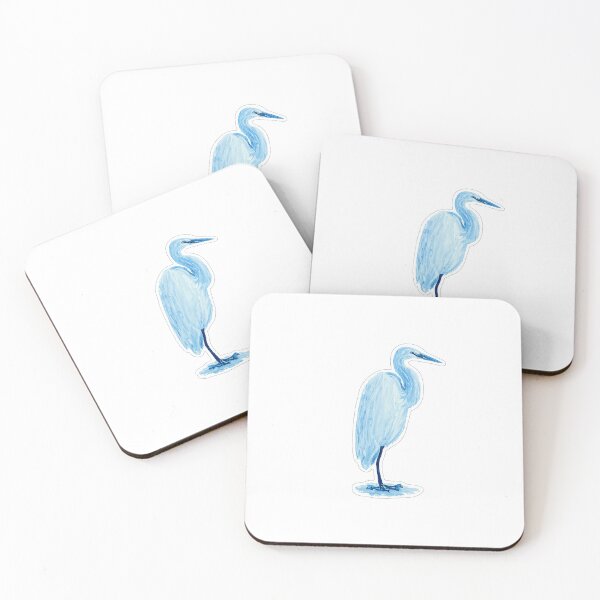 Item preview, BLUE BIRDS WHITE HERON designed and sold by Todo ALMAR.