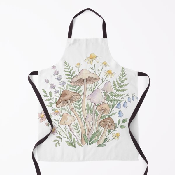 Item preview, Wild Mushrooms and Wildflowers — Soft Watercolor Botanical Sticker designed and sold by Breezy Studio.