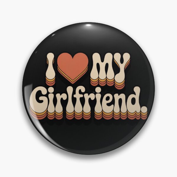 Item preview, I Affectionate Graphic My Girlfriend 70s Style designed and sold by Tsugraf Designs.