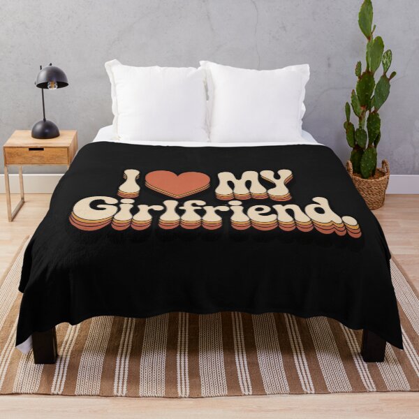 Item preview, I Affectionate Graphic My Girlfriend 70s Style designed and sold by Tsugraf Designs.