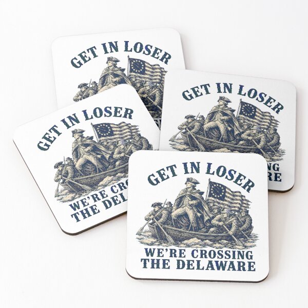 Item preview, Get In Loser Crossing Delaware Funny History Meme designed and sold by chattsuede.