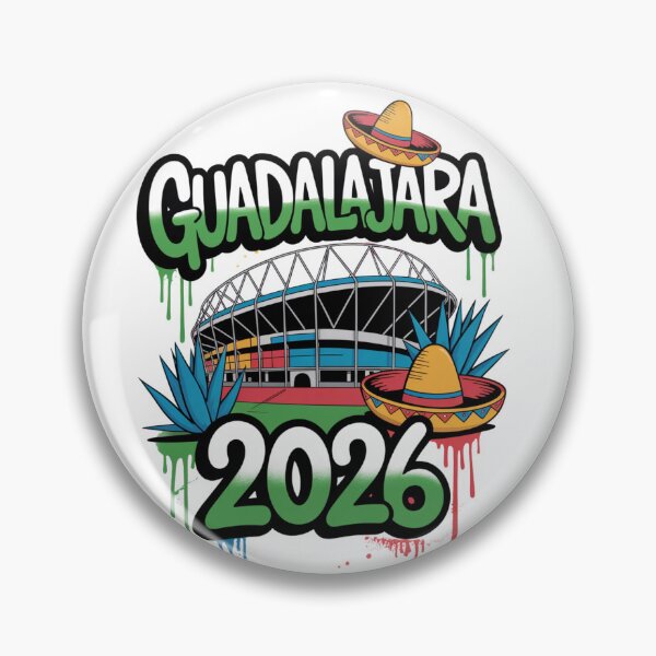 Item preview, Guadalajara 2026  Mexico Football Soccer Souvenir T-Shirt V6 designed and sold by DarylWelsh2024.