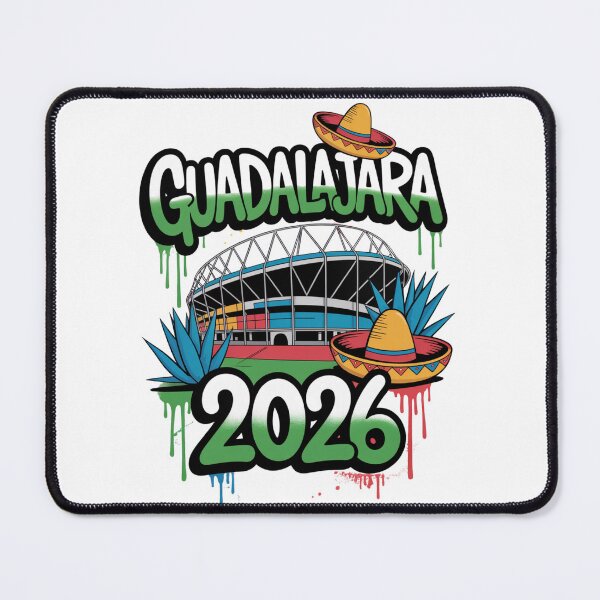Item preview, Guadalajara 2026 Mexico Football Soccer Souvenir T-Shirt V6 designed and sold by DarylWelsh2024.