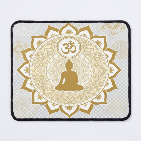 Item preview, Buddha Mandala Inner Peace Sanskrit Spiritual Design designed and sold by NoNameDrops.