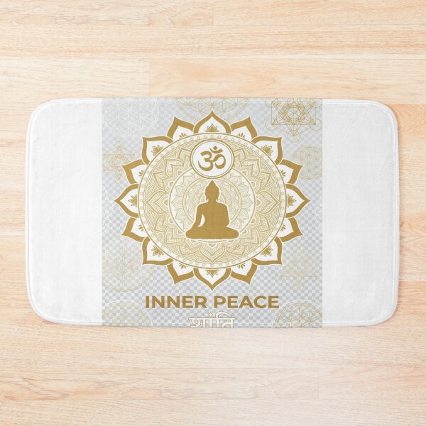 Item preview, Buddha Mandala Inner Peace Sanskrit Spiritual Design designed and sold by NoNameDrops.