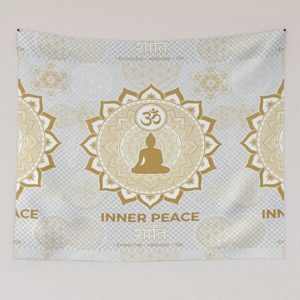 Item preview, Buddha Mandala Inner Peace Sanskrit Spiritual Design designed and sold by NoNameDrops.