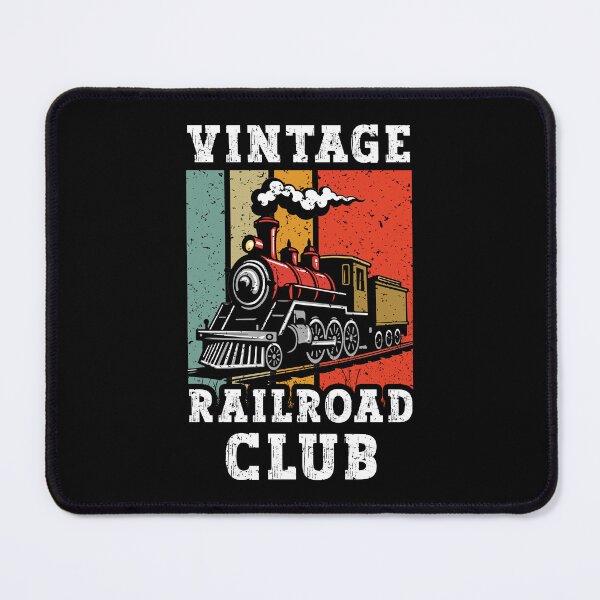 Item preview, Vintage Railroad Club Retro Steam Locomotive Train designed and sold by Dmetalx Art Apparel.