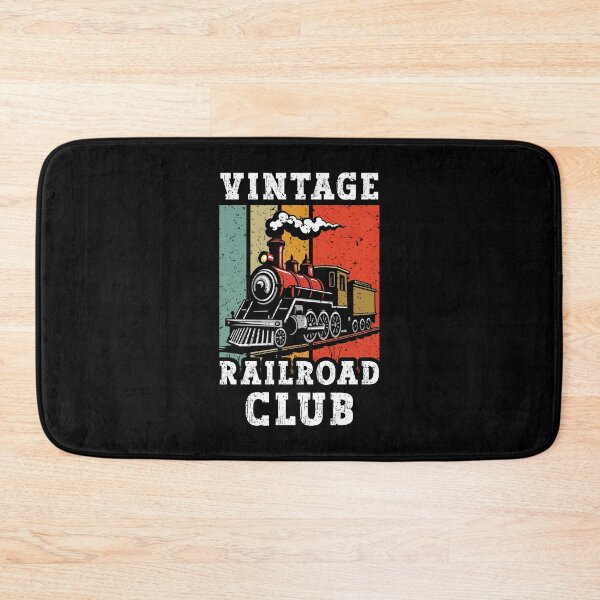 Item preview, Vintage Railroad Club Retro Steam Locomotive Train designed and sold by Dmetalx Art Apparel.