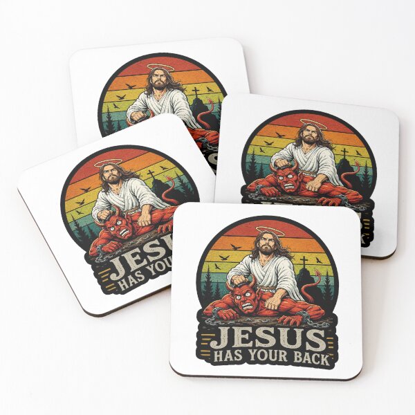 Item preview, Jesus Has Your Back Vintage Christian Faith Graphic T-Shirt designed and sold by HB Shirts.