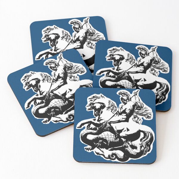 Item preview, Saint George | Christian Saint Symbolism in Greco Roman Hellenic Style designed and sold by Based History.