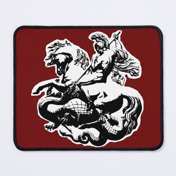 Item preview, Saint George | Christian Saint Symbolism in Greco Roman Hellenic Style designed and sold by Based History.
