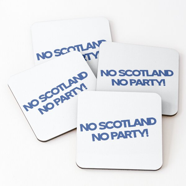 Item preview, No Scotland No Party | World Cup Fan Scotland 2026 | Tartan Army Football Supporters Graphic designed and sold by Two Otters Co.
