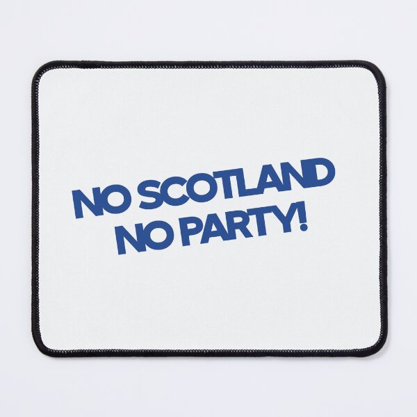 Item preview, No Scotland No Party | World Cup Fan Scotland 2026 | Tartan Army Football Supporters Graphic designed and sold by Two Otters Co.